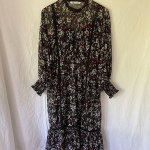 Zara floral dress size small